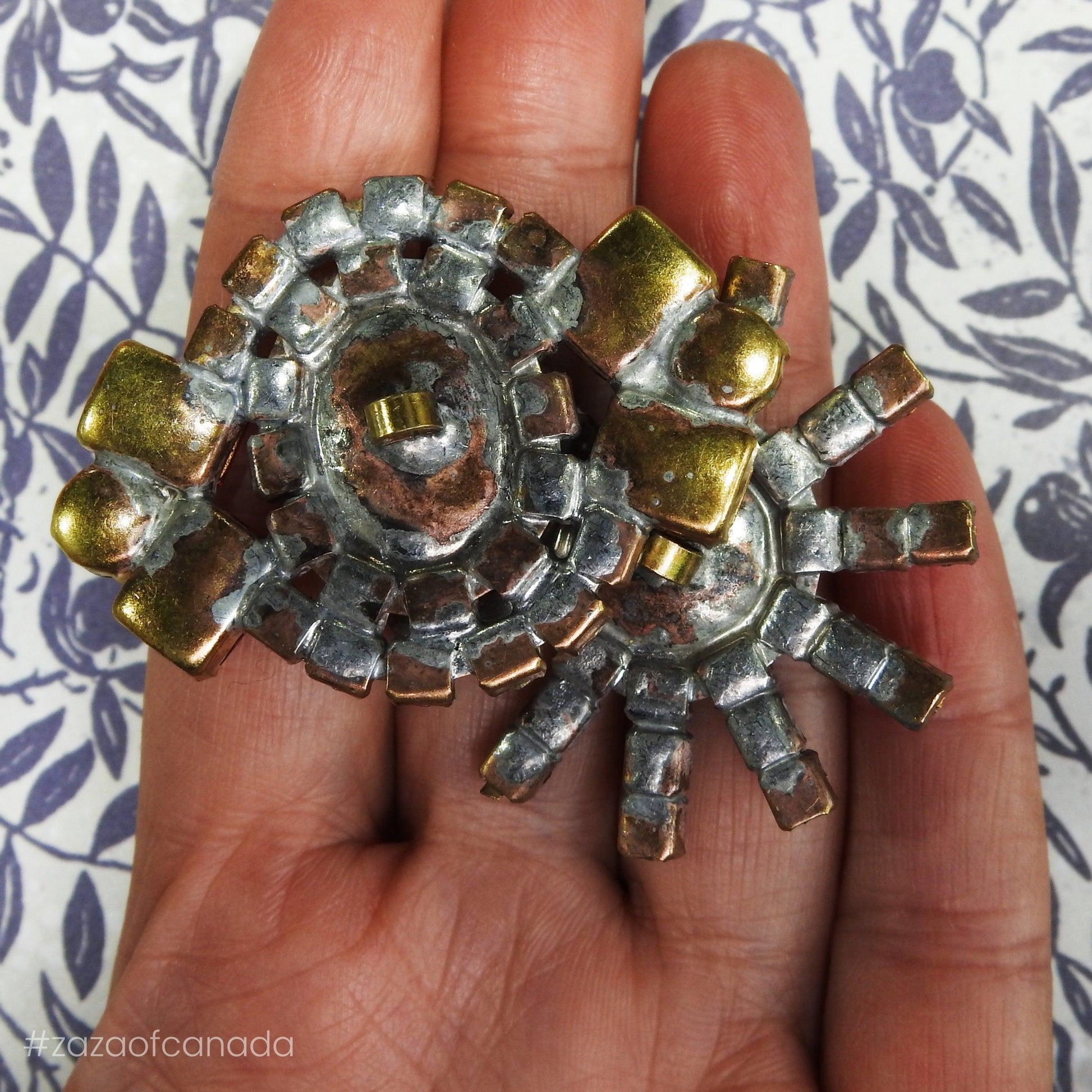 multi colored glass button for jewelry maker