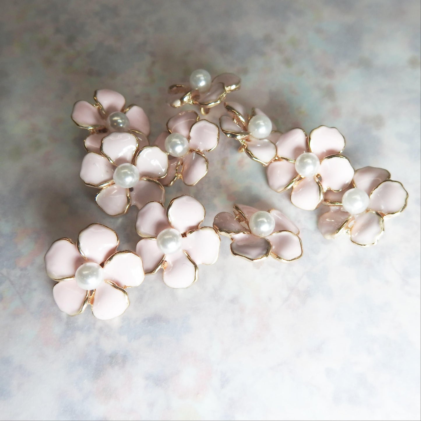 pink buttons flowers