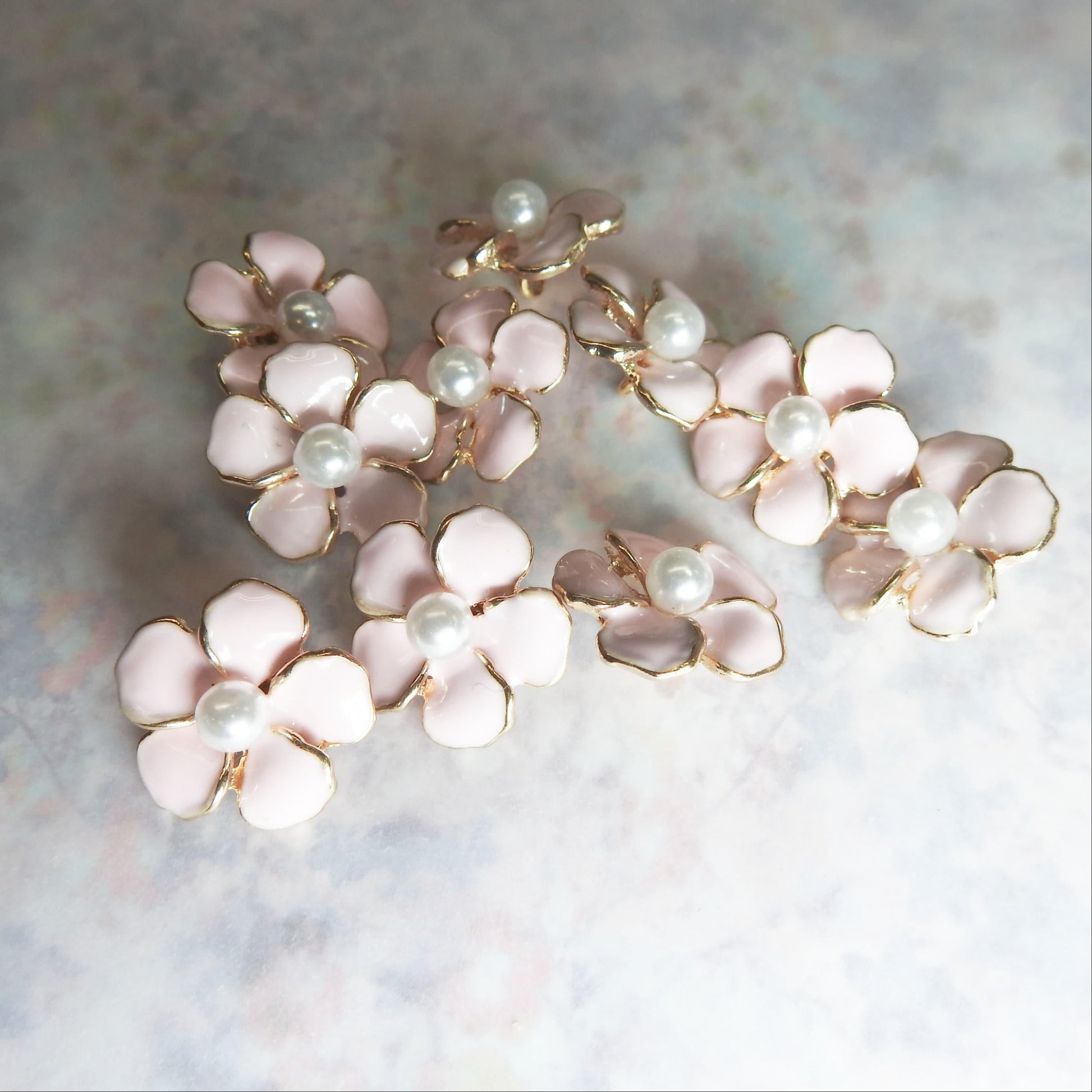 pink buttons flowers