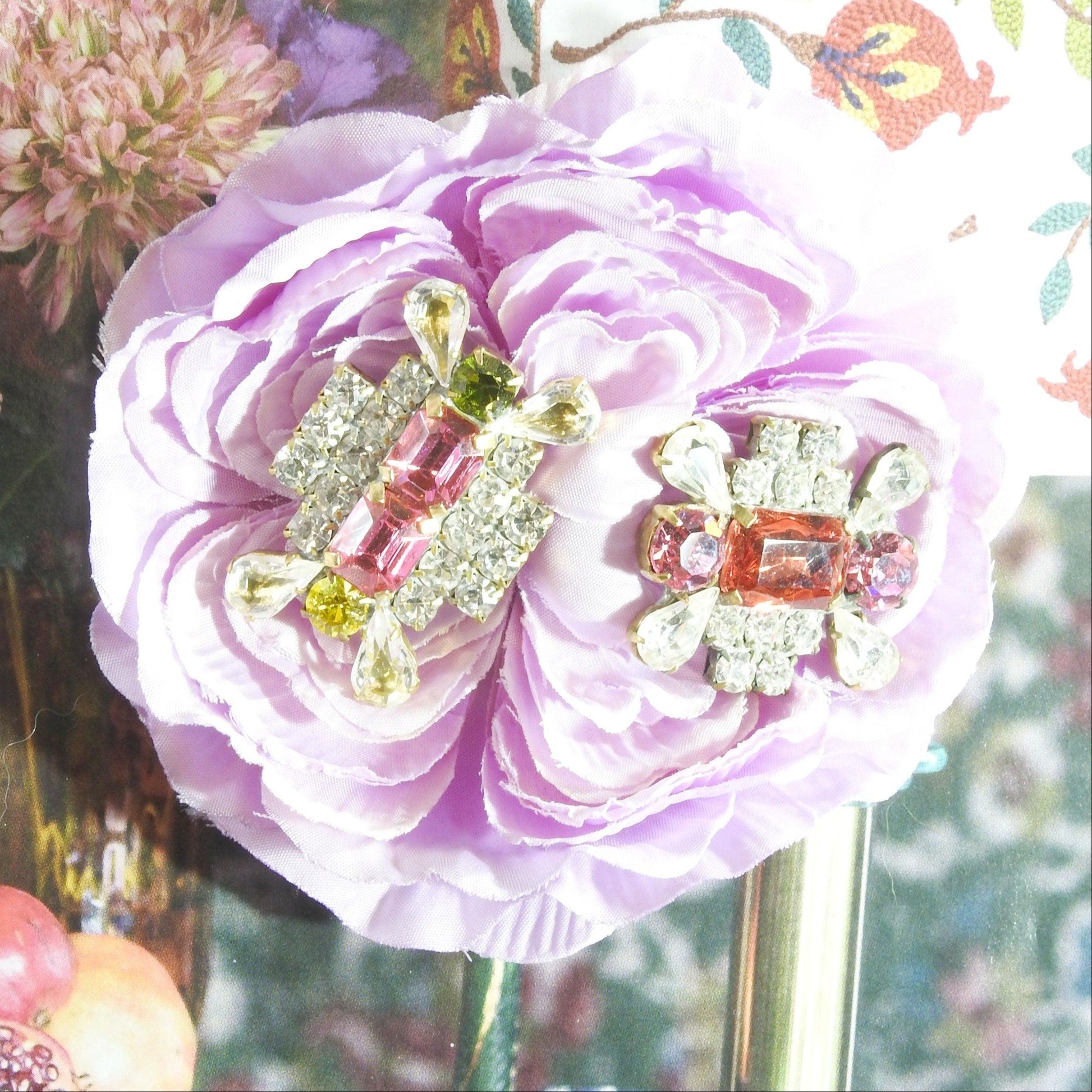 Czech bohemian glass buttons
