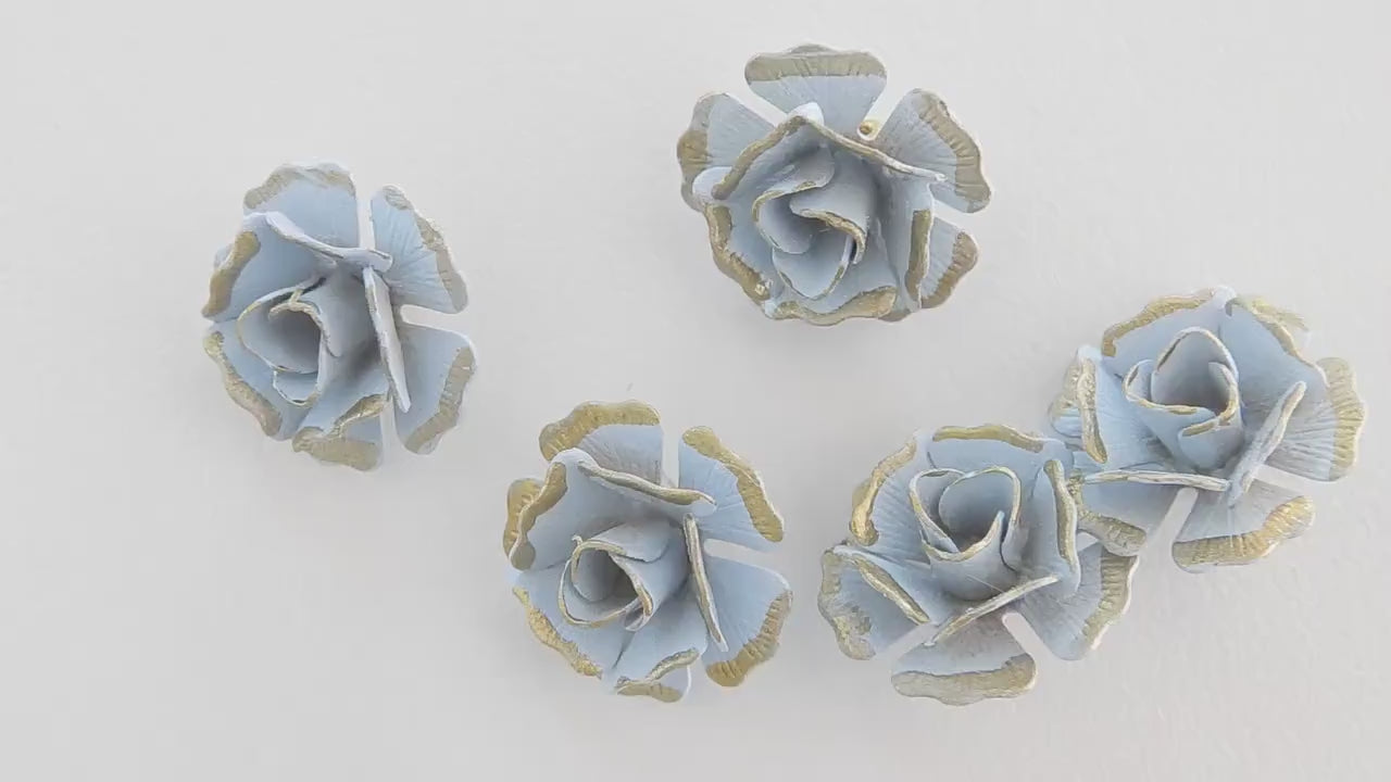 rose buttons vintage inspired