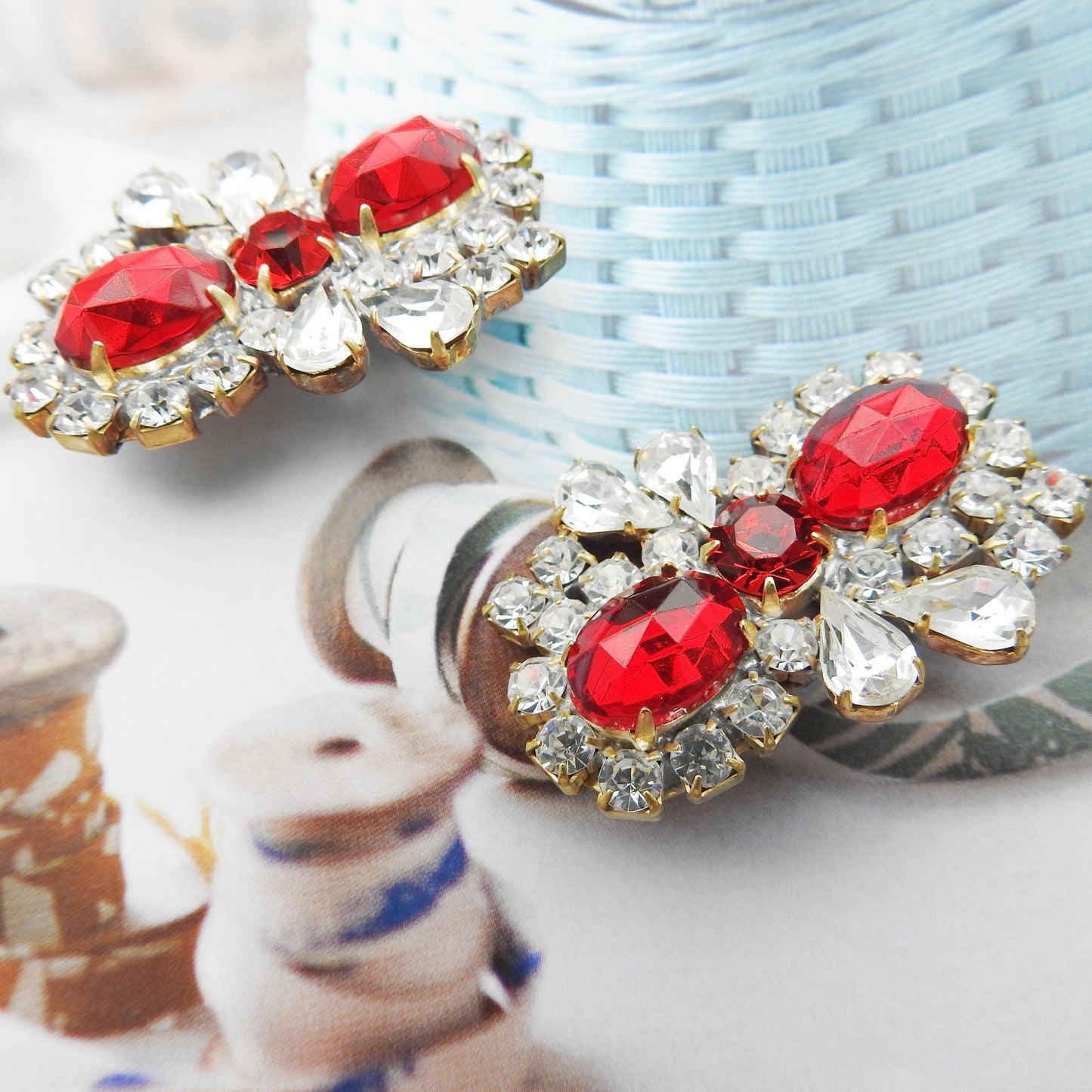 Fancy glass embellishments