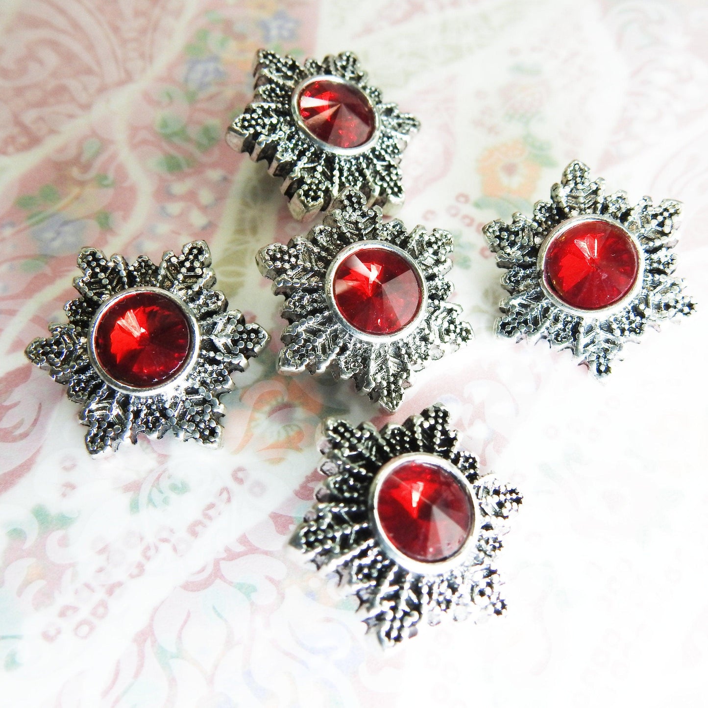 Snowflake buttons
