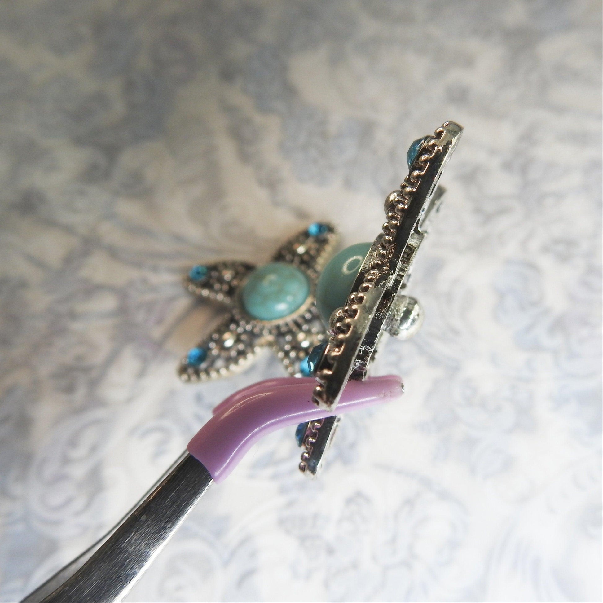 turquoise Starfish decorative snaps