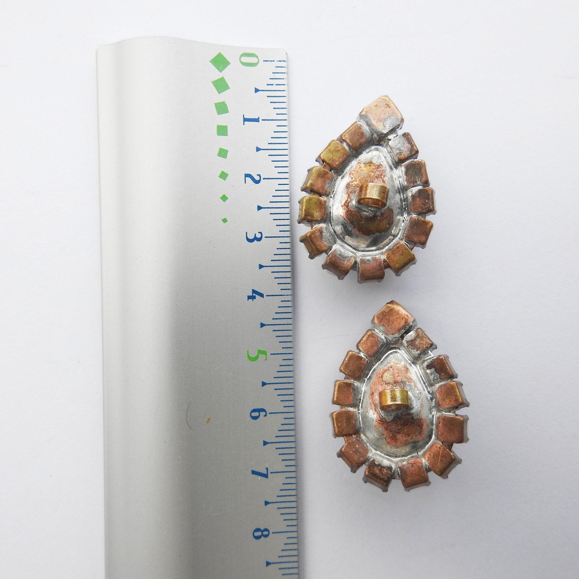 Unique shape crystal buttons, vintage style jewelry buttons, fancy glass buttons for sewing, making jewelry & bracelets, unique sewing gift
