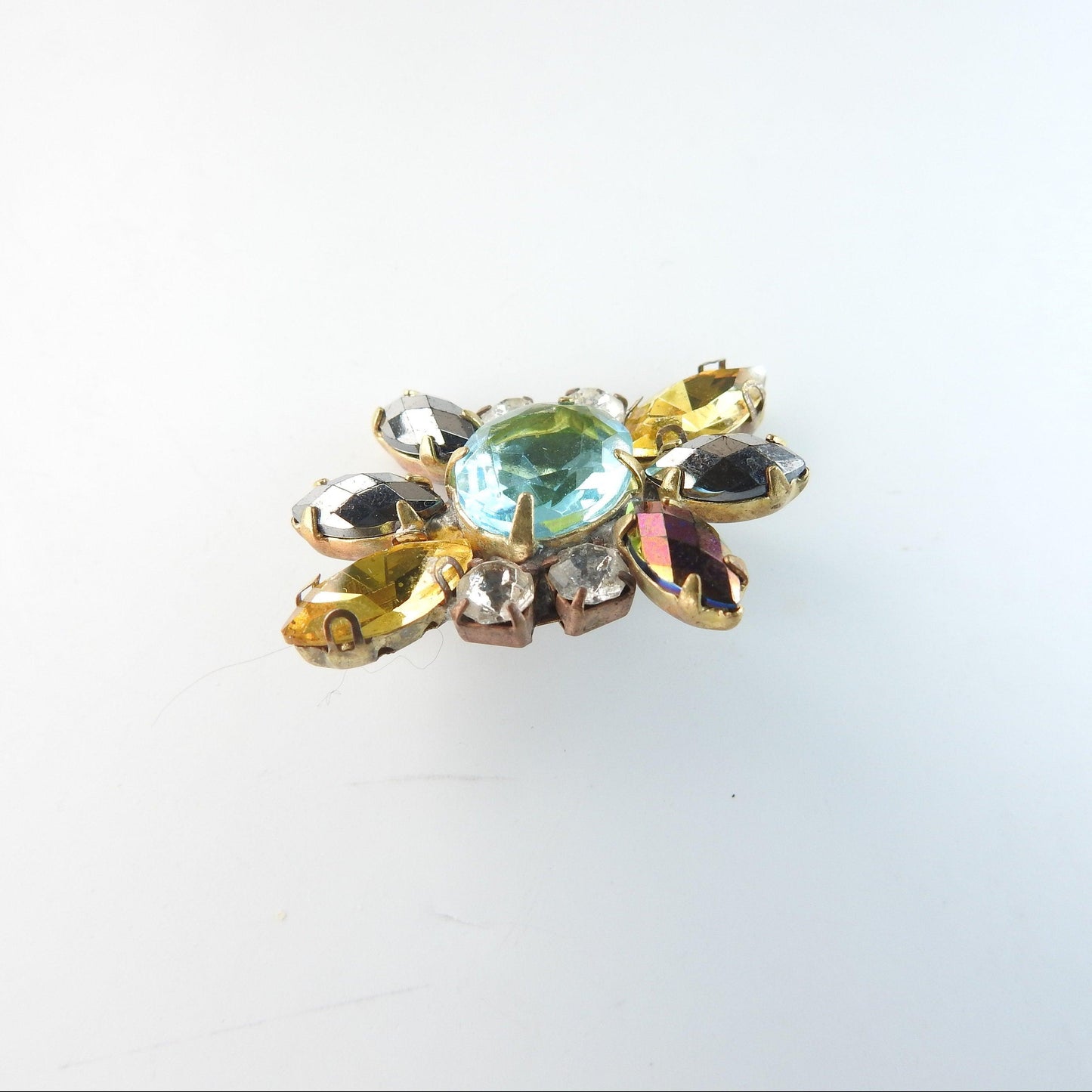 antique czech glass buttons
