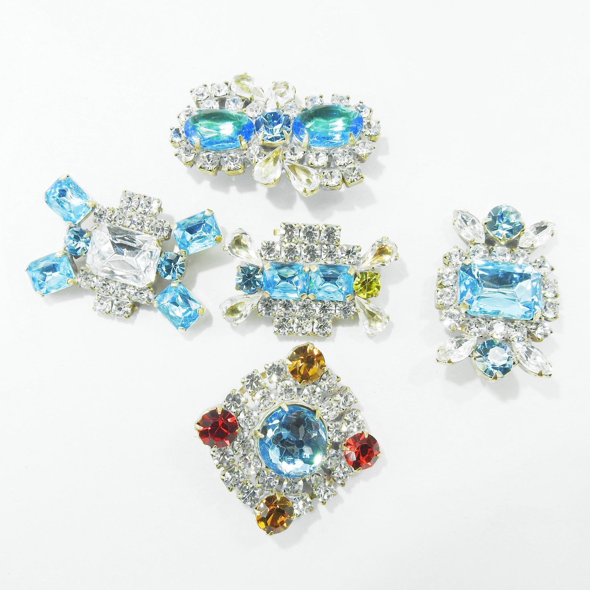 Crystal Czech glass buttons