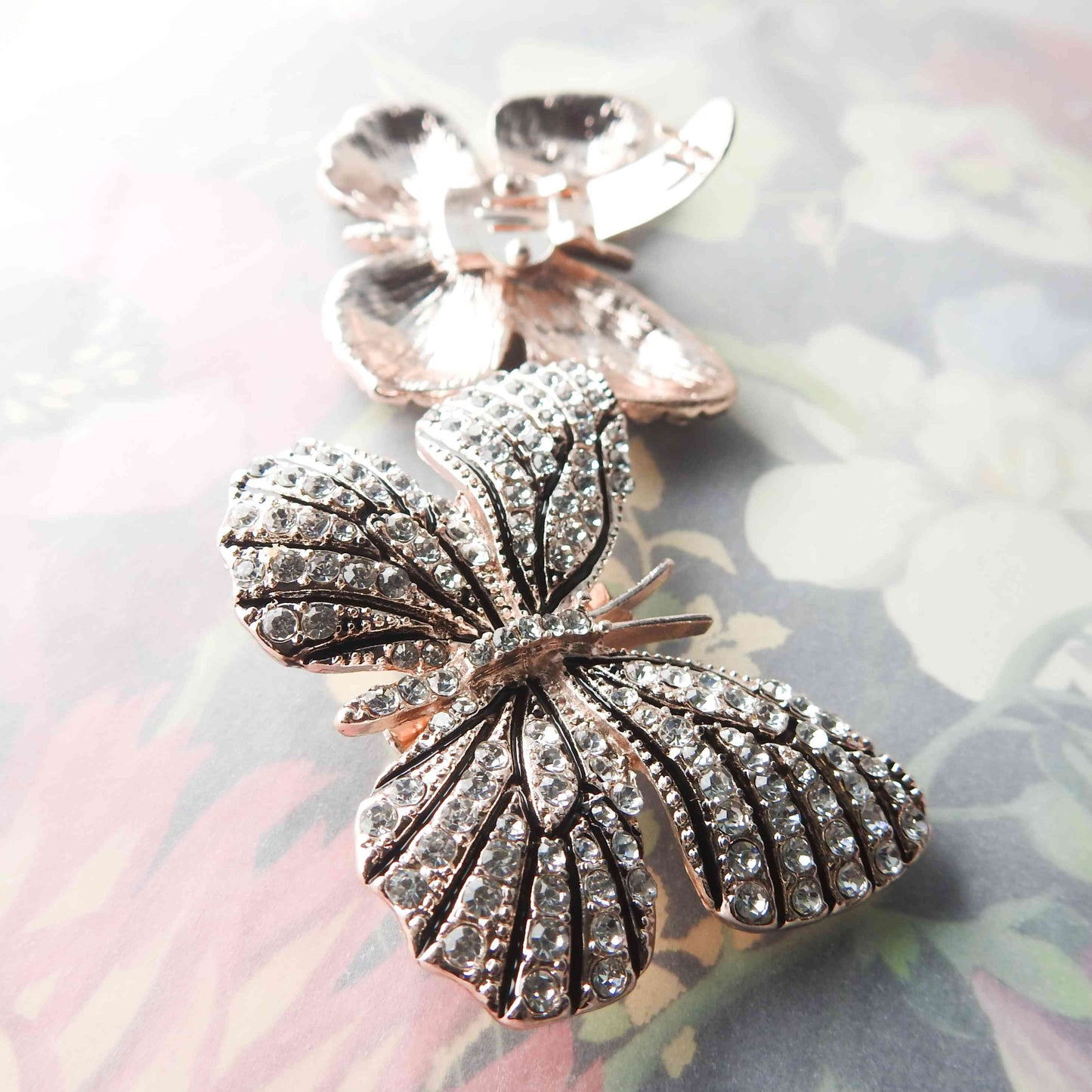 Butterfly shoe clips