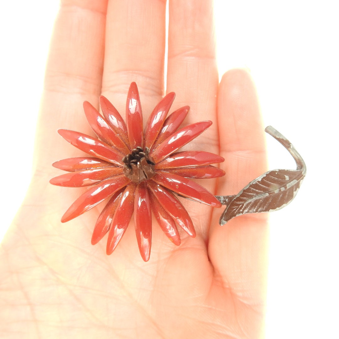 Unique vintage enamel brooches for women