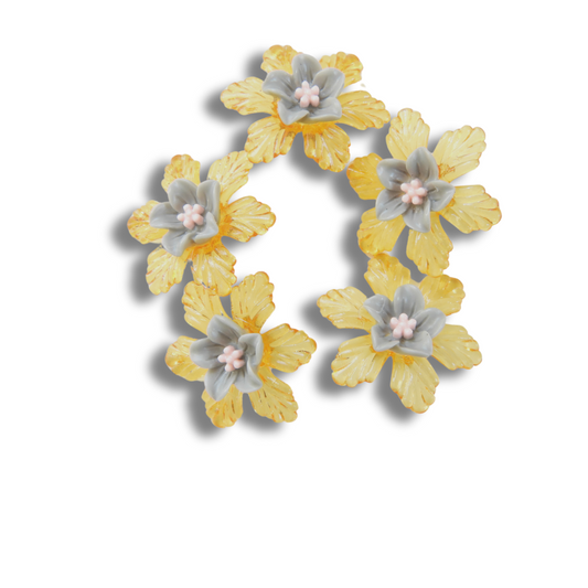 flower shaped buttons