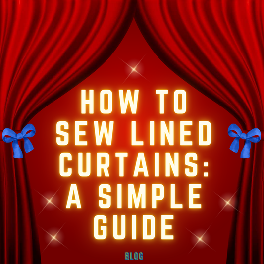How to Sew Lined Curtains