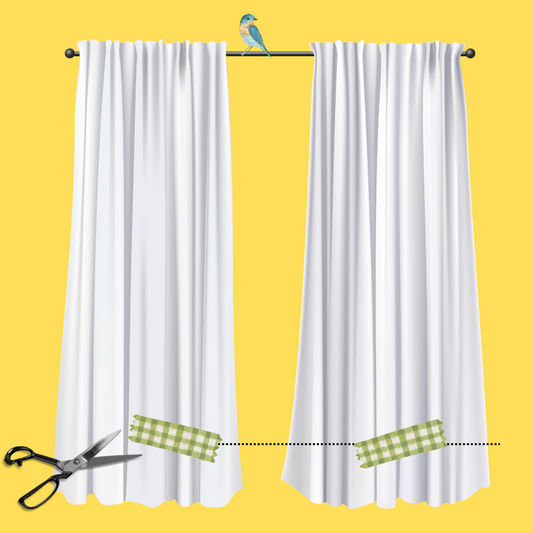 How to Hem Curtains Without Sewing