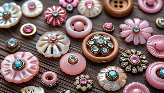 What Are Fancy Buttons Made Of