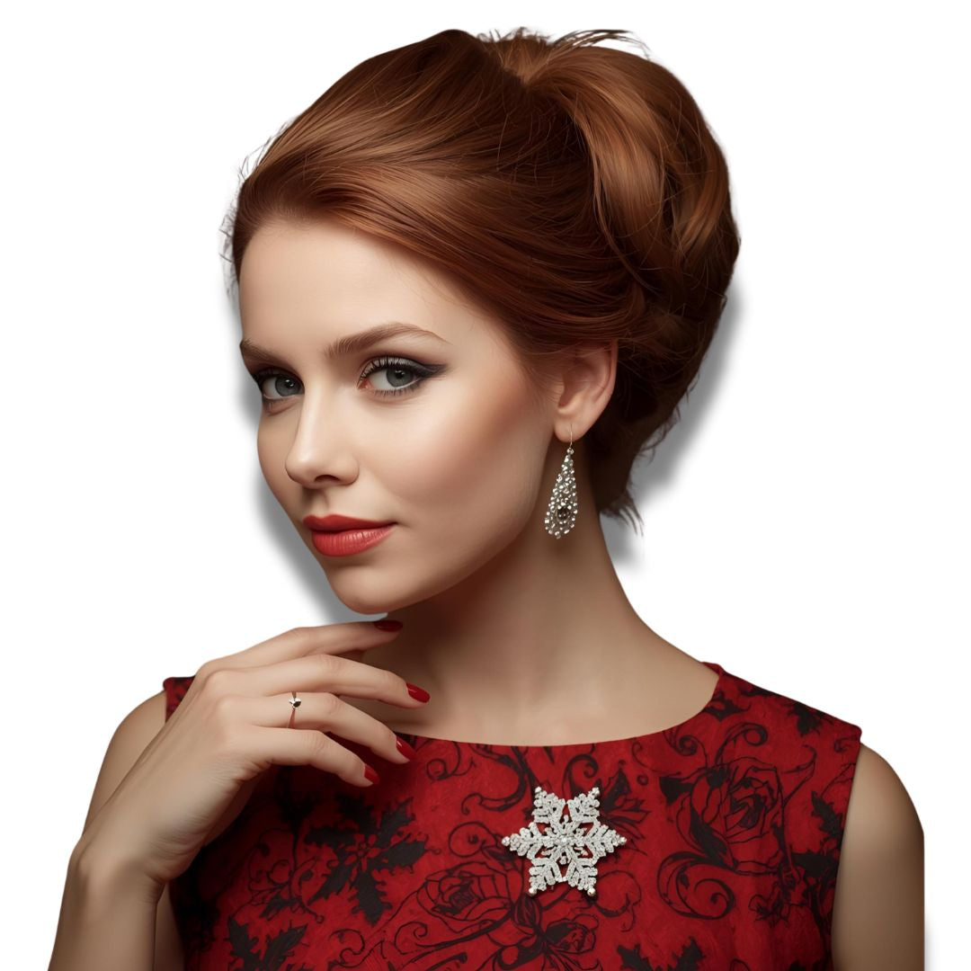 How to Wear a Brooch in December Party