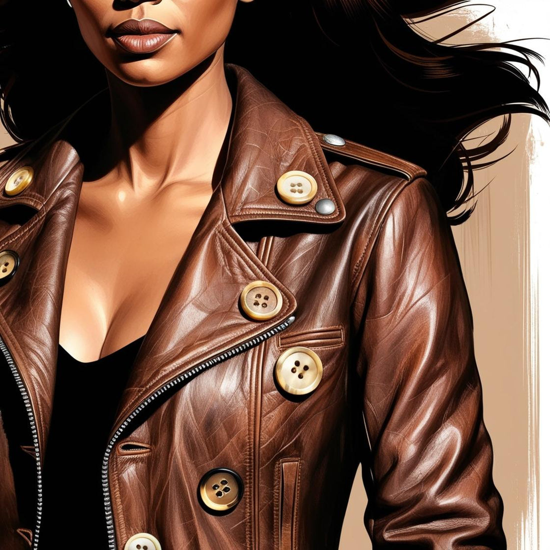 How to Reinforce a Button on a Leather Garment