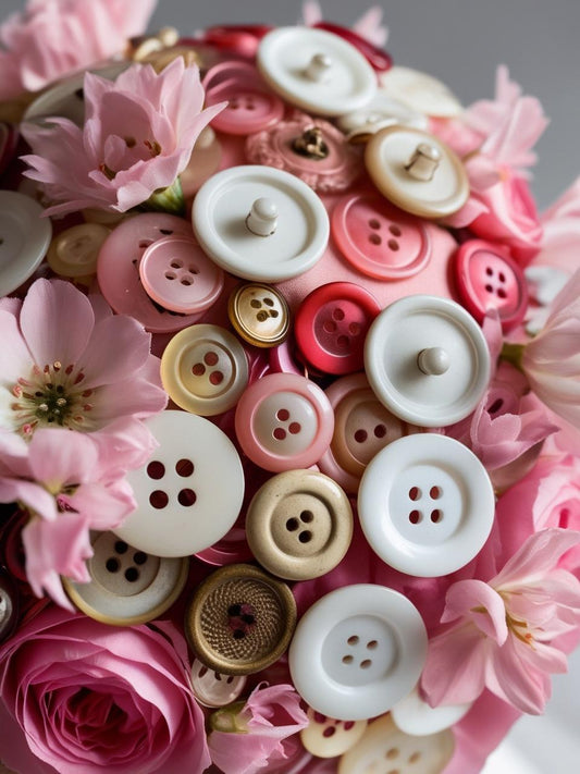 How to Make a Button Wedding Bouquet