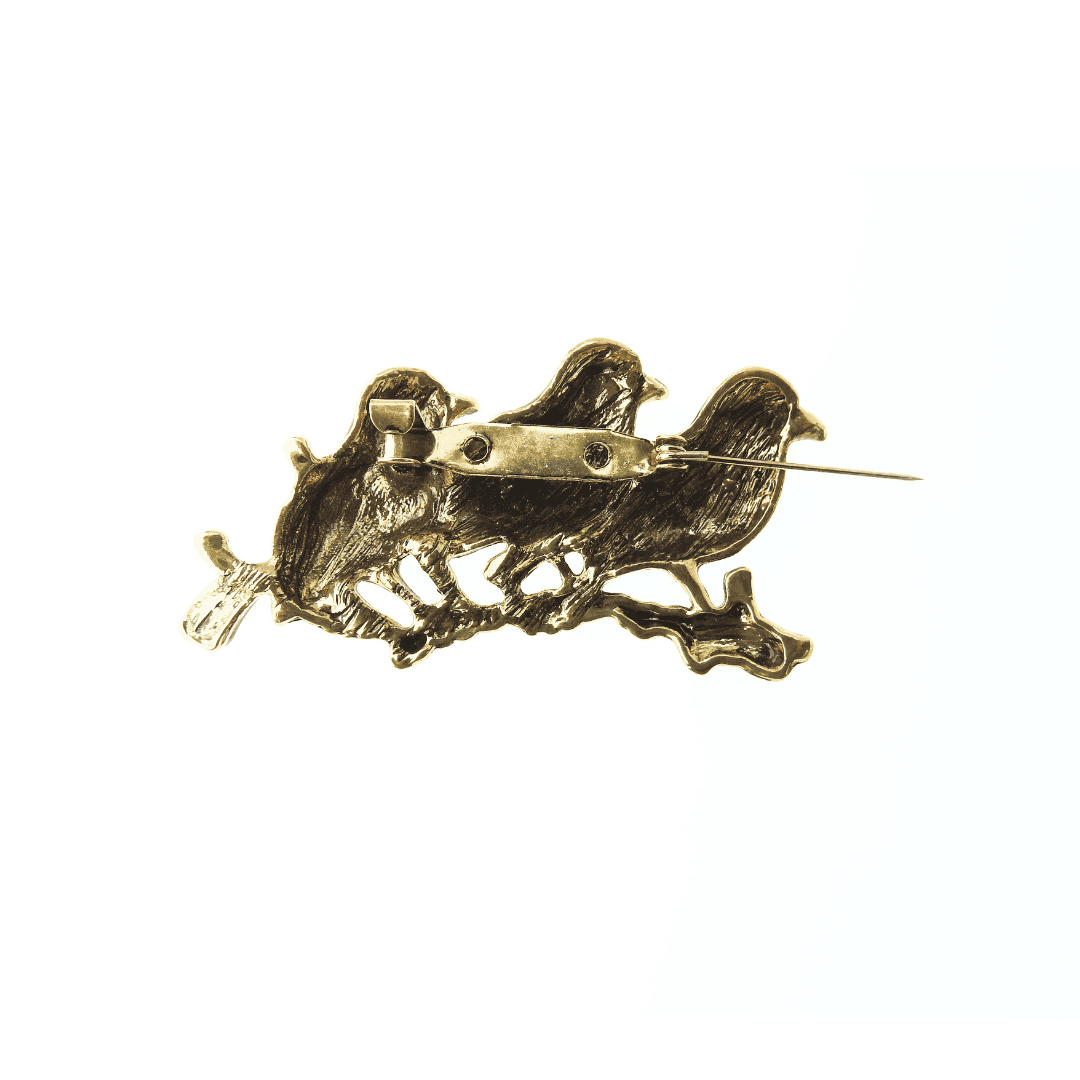 Bird brooch