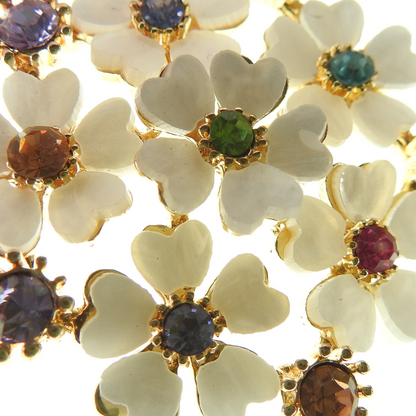 Hydrangea jewelry brooch