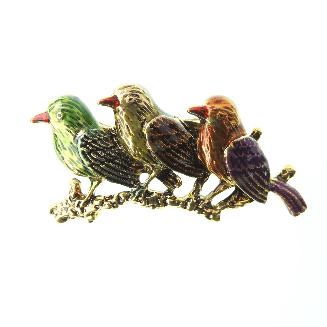 Bird brooch