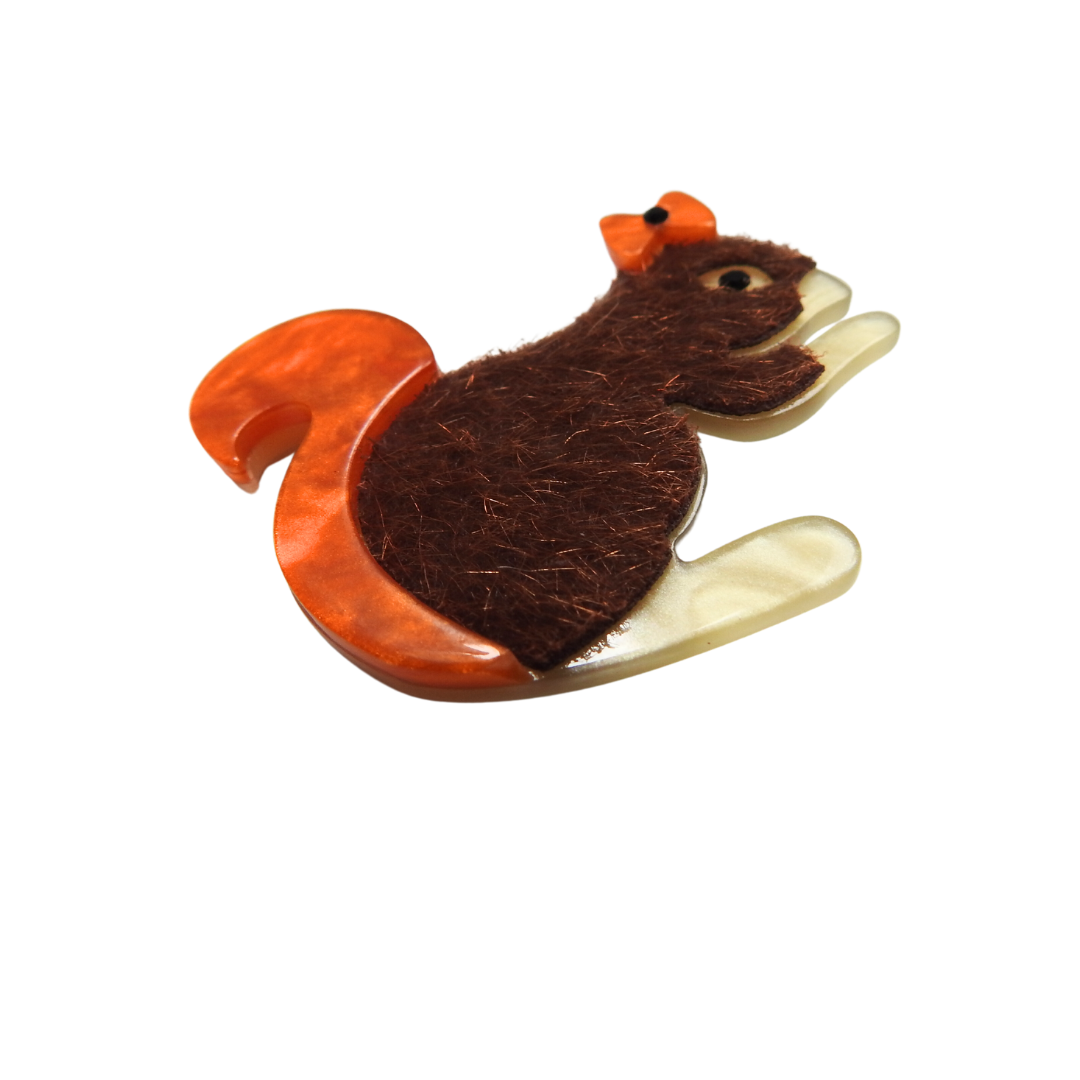 Squirrel brooch - zaza of canada