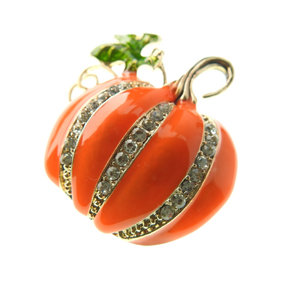 Pumpkin brooch pin