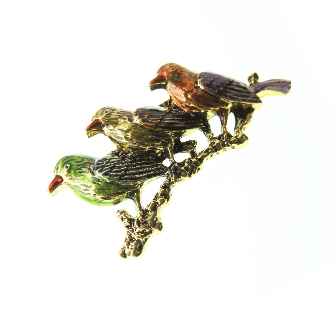 Bird brooch