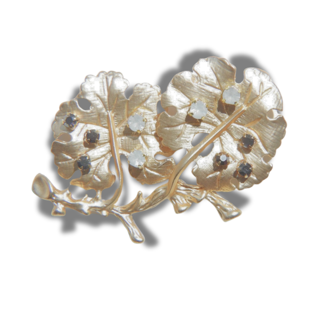  Ginkgo Leaf Ladies Brooch Pin