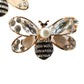 Big bee buttons for making gift wrap decorations or embellishments for a decorative bow, insect-themed hair accessories, or a fancy hat