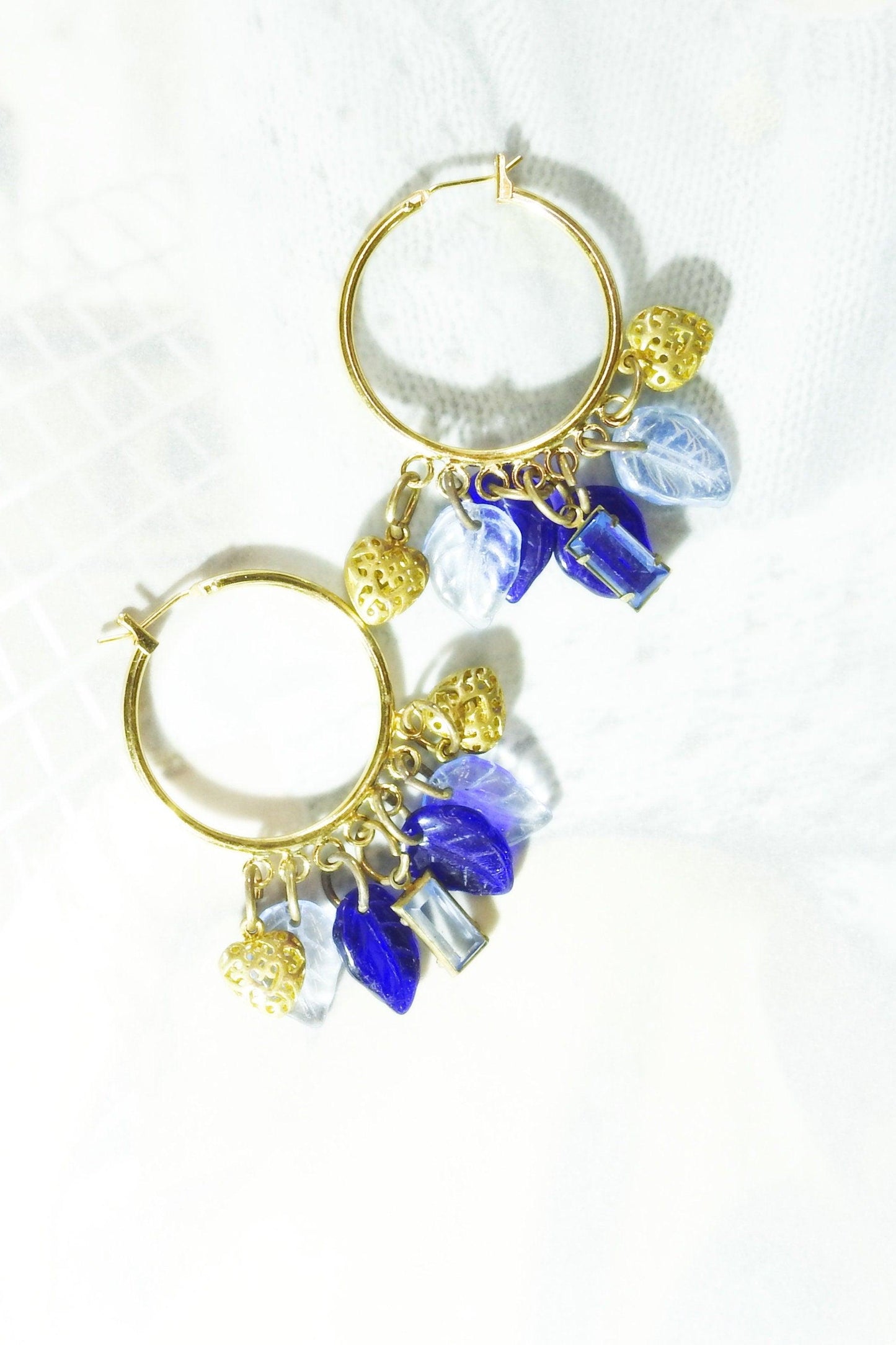 Blue color earrings