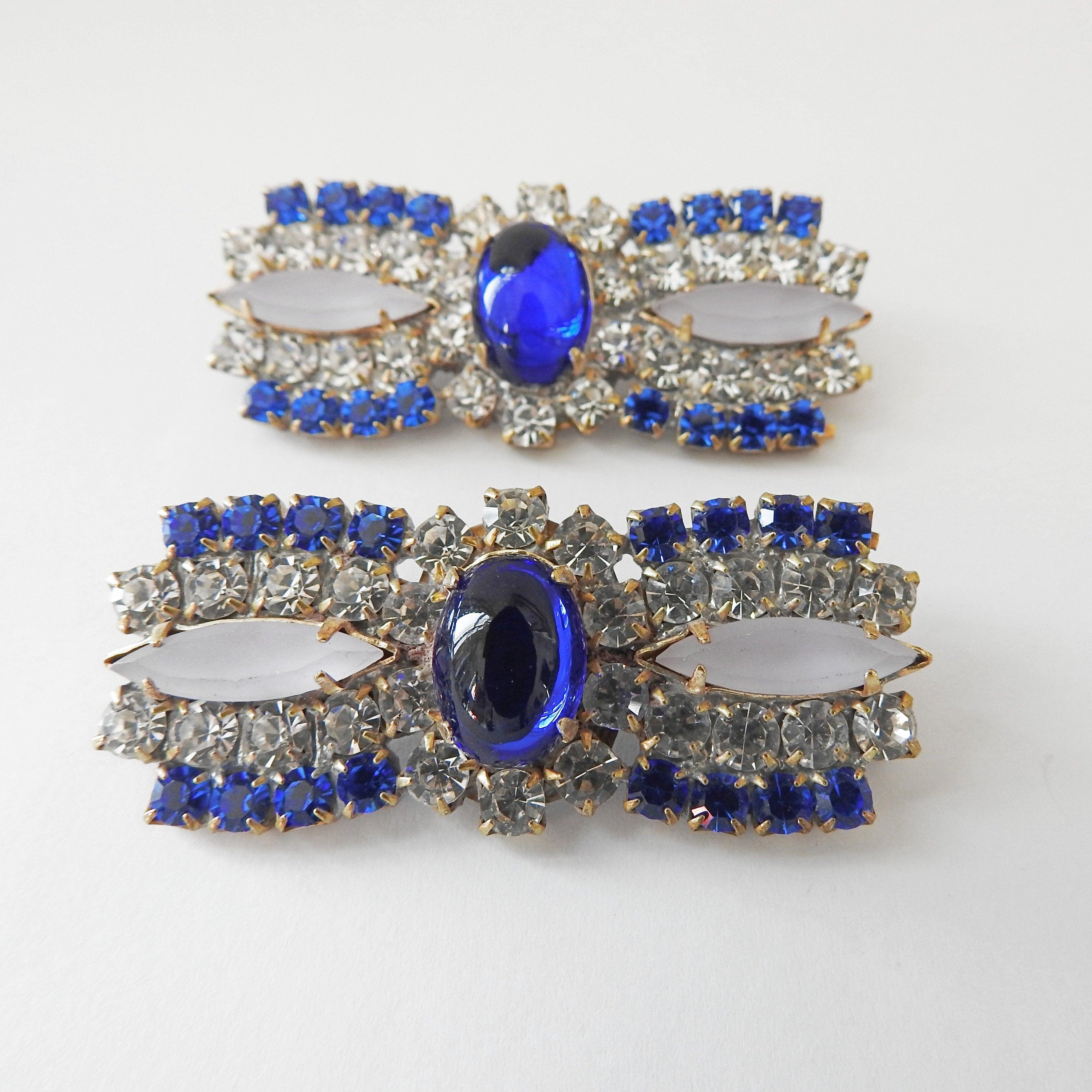 Bow tie shaped buttons - Fancy Czech glass buttons for sale – zazaofcanada