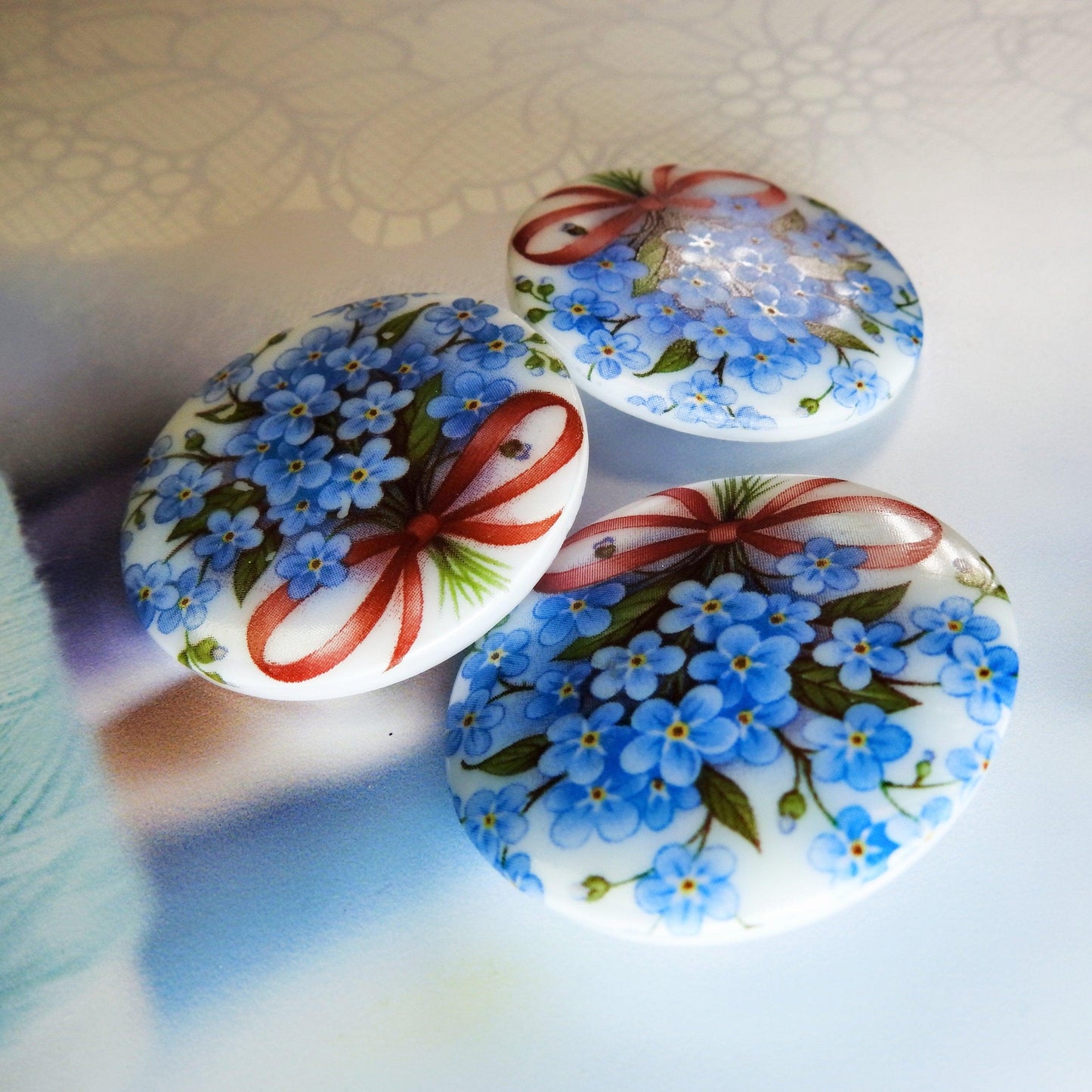 Czech glass buttons