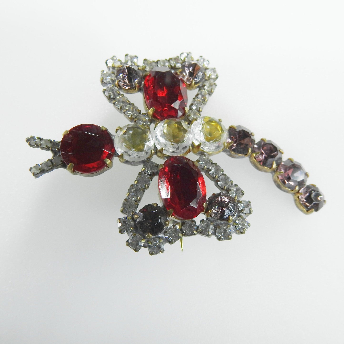 diamond-studded brooch