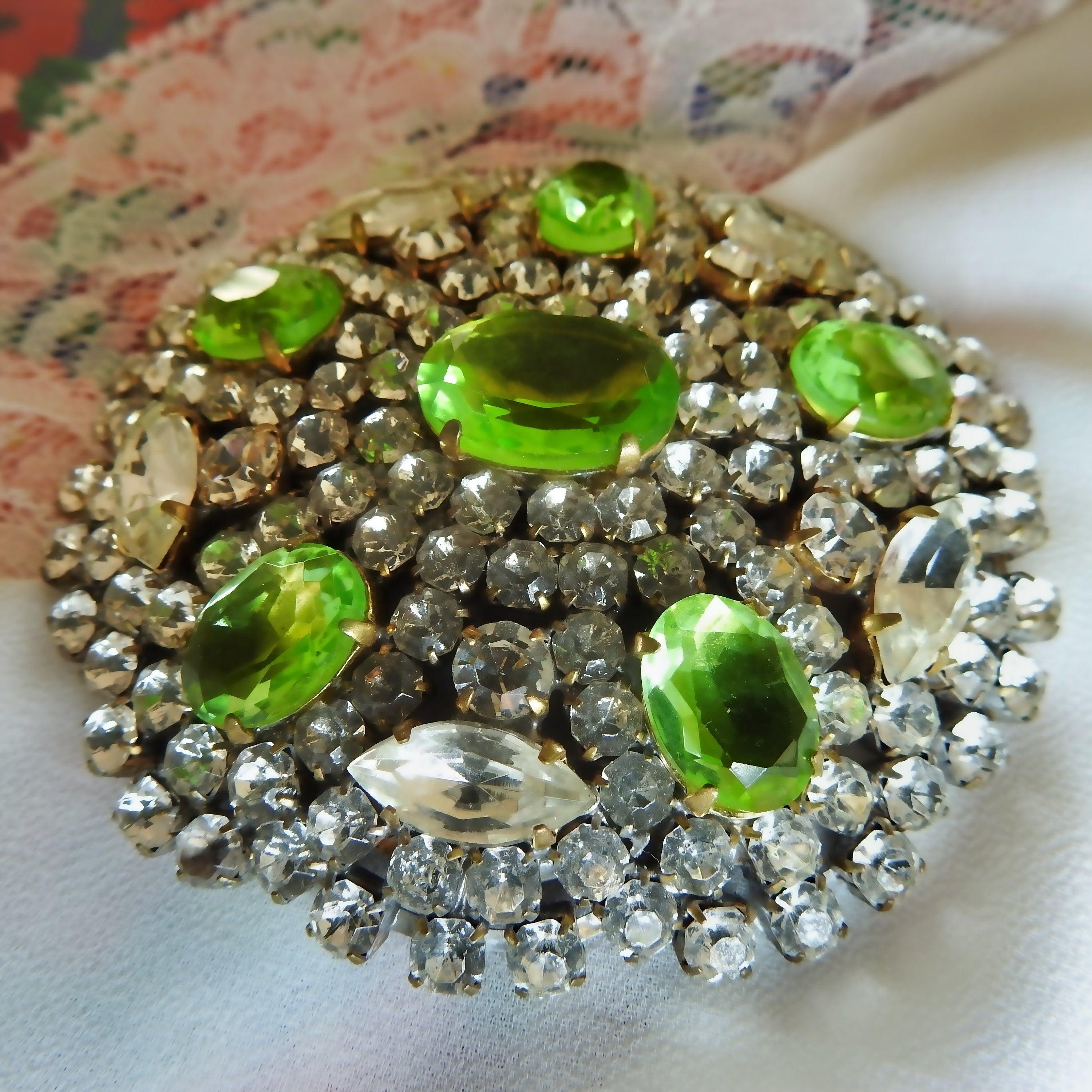 Austrian shop crystal brooch