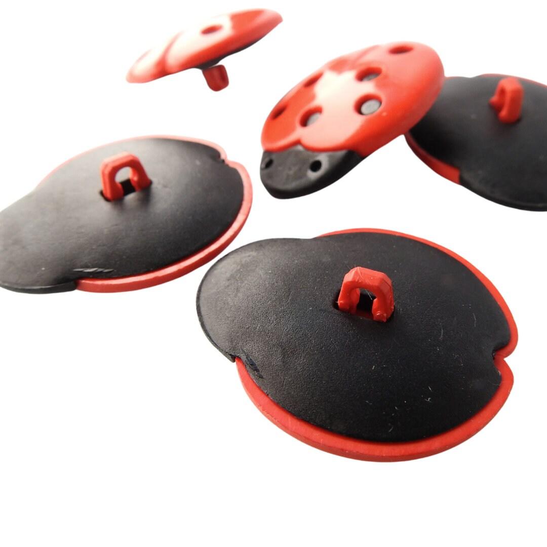 lady bug buttons