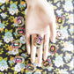 Fancy big rhinestone buttons