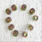Fancy big rhinestone buttons