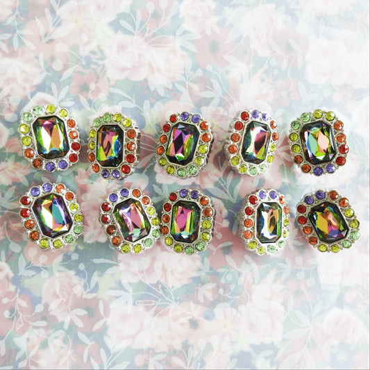 Fancy big rhinestone buttons