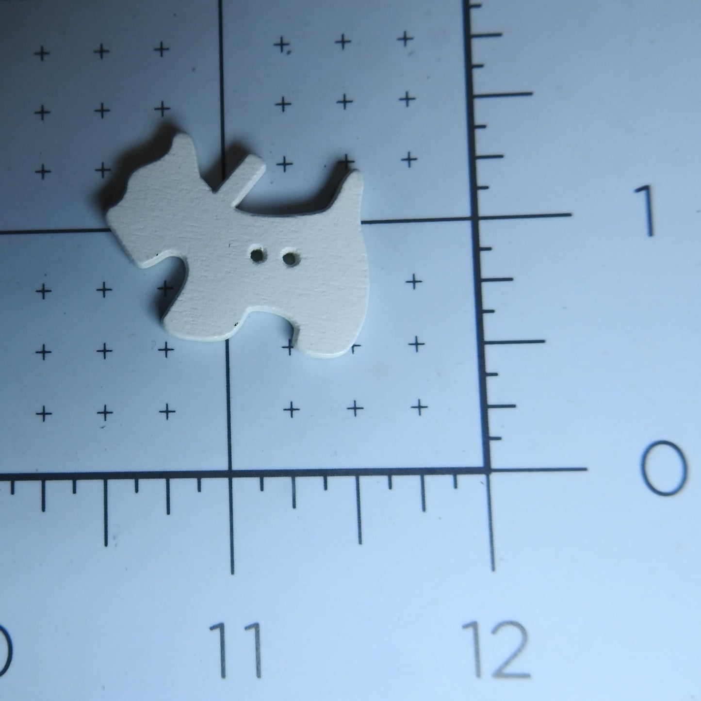 Colorful lot of 30 fun wood buttons, shaped like Scottish Terriers - For scrapbooking, sewing, and DIY projects - Sewing gift for pet lovers
