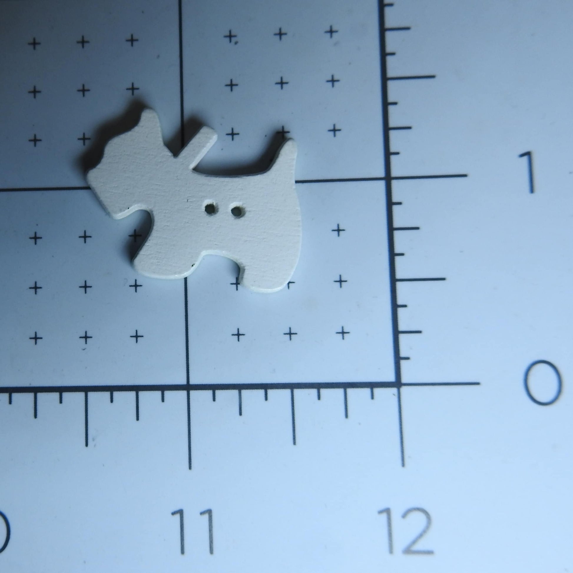 Colorful lot of 30 fun wood buttons, shaped like Scottish Terriers - For scrapbooking, sewing, and DIY projects - Sewing gift for pet lovers