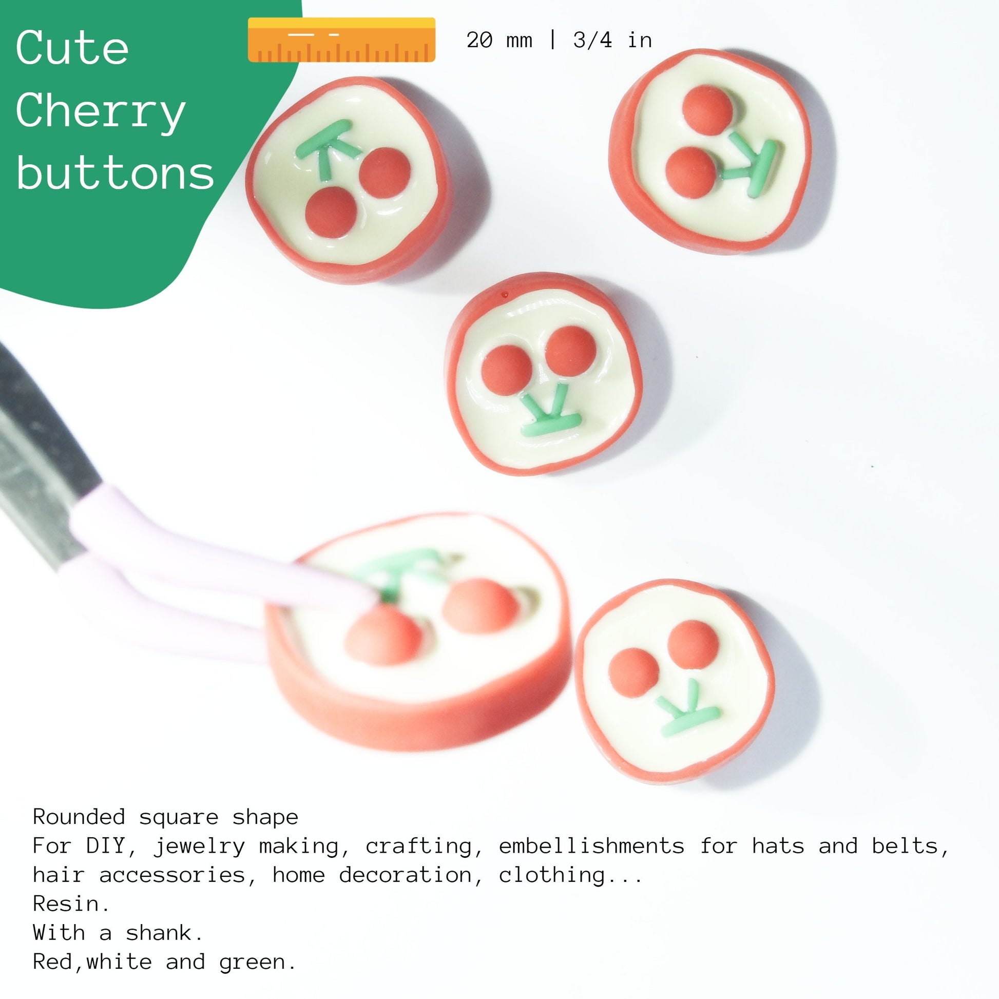 novelty craft buttons