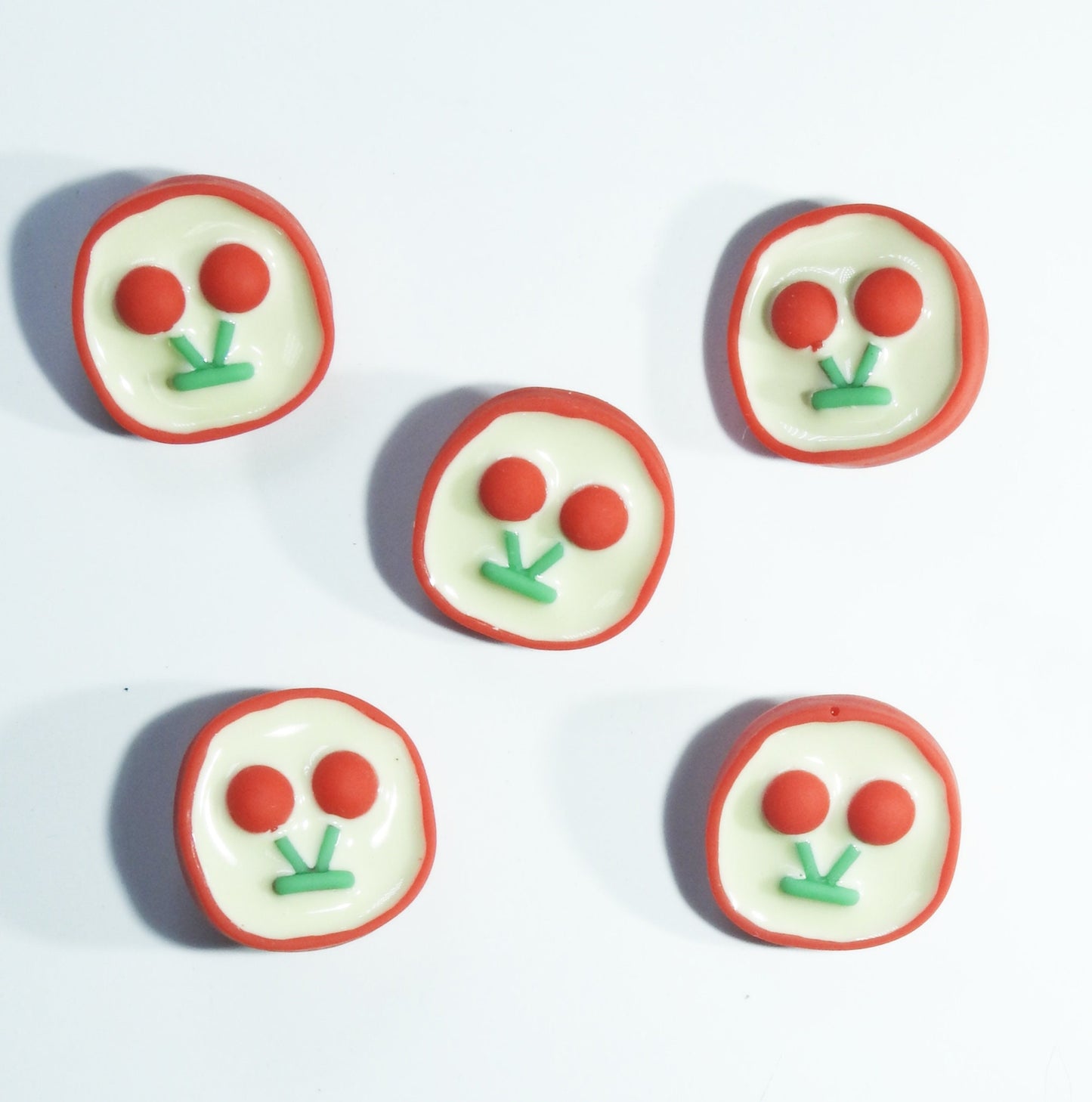 fancy Cherry Buttons