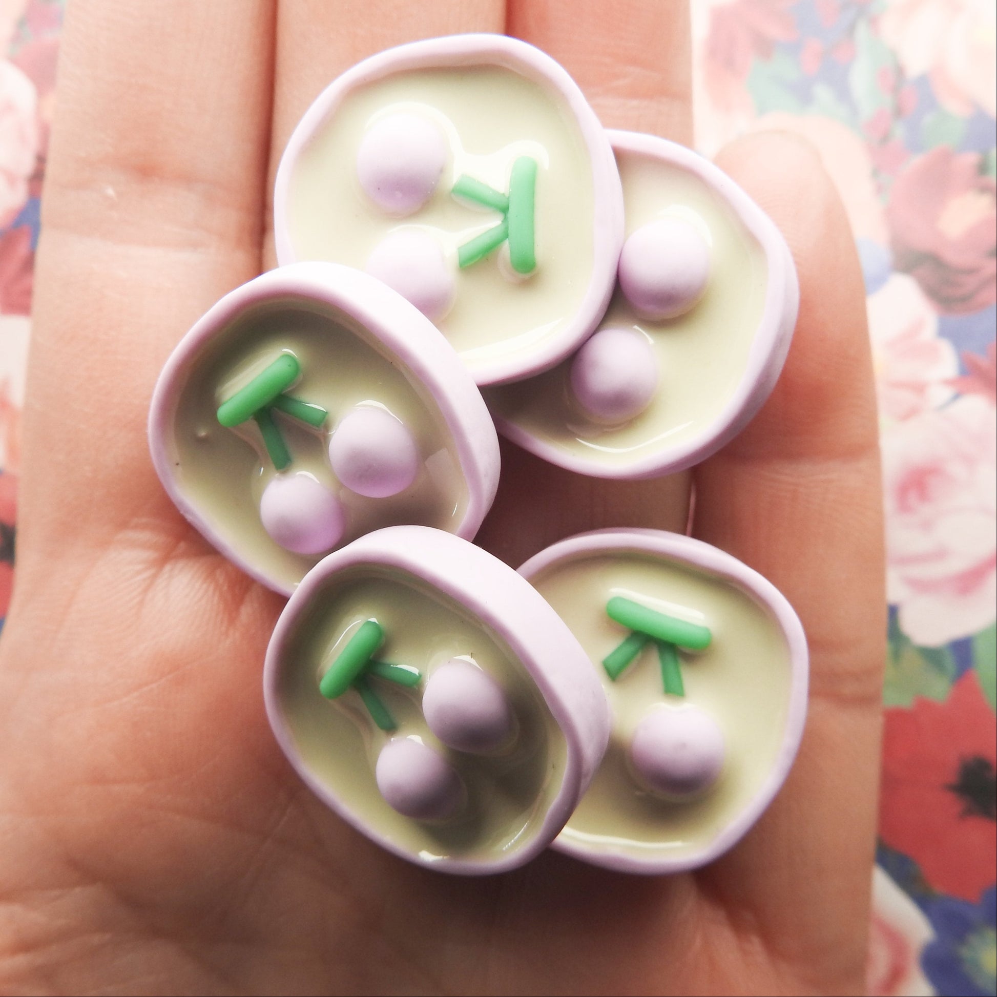 Cherry Decorative Buttons for sewing