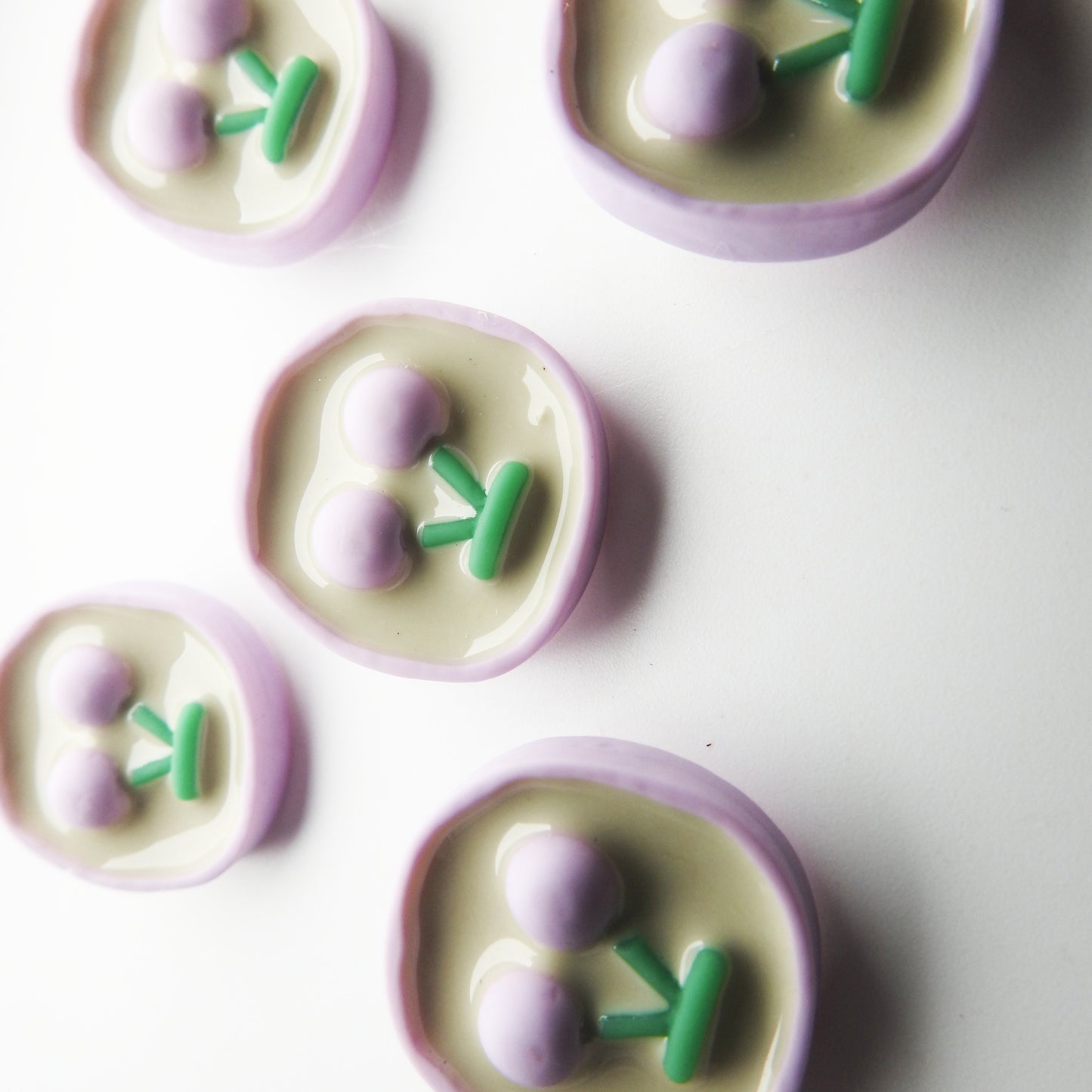 Cherry Decorative Buttons for sewing