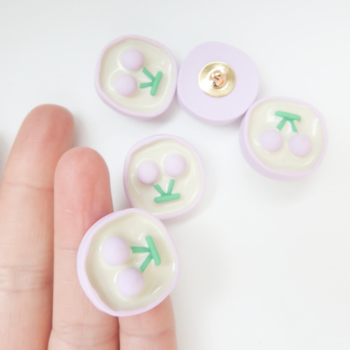 Cherry Decorative Buttons for sewing