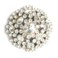 Vintage Rhinestone Glass Brooch - 50mm Large Round Diamanté Pin - Antique Diamond crystals Design - Perfect for Scarves, Coats, Collars