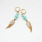 Angel wing earrings