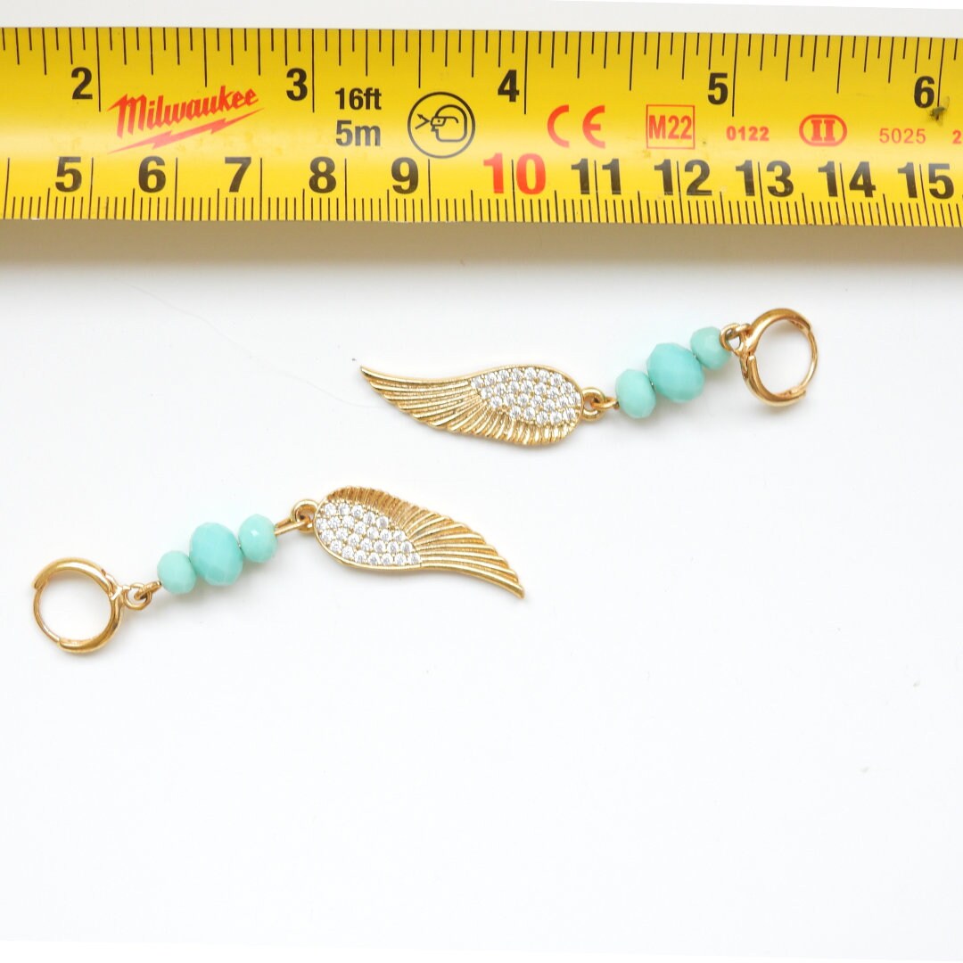 Angel wing earrings