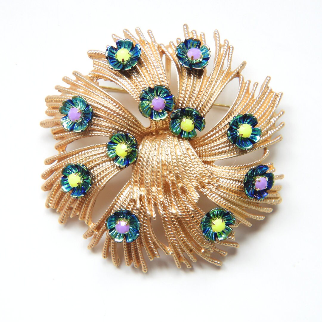 colorful brooches