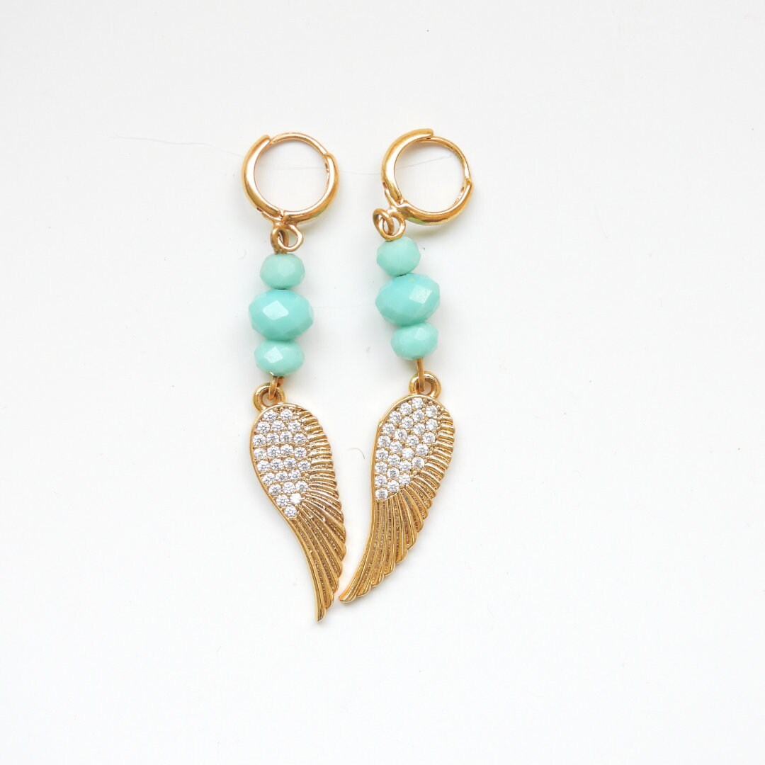 Angel wing earrings