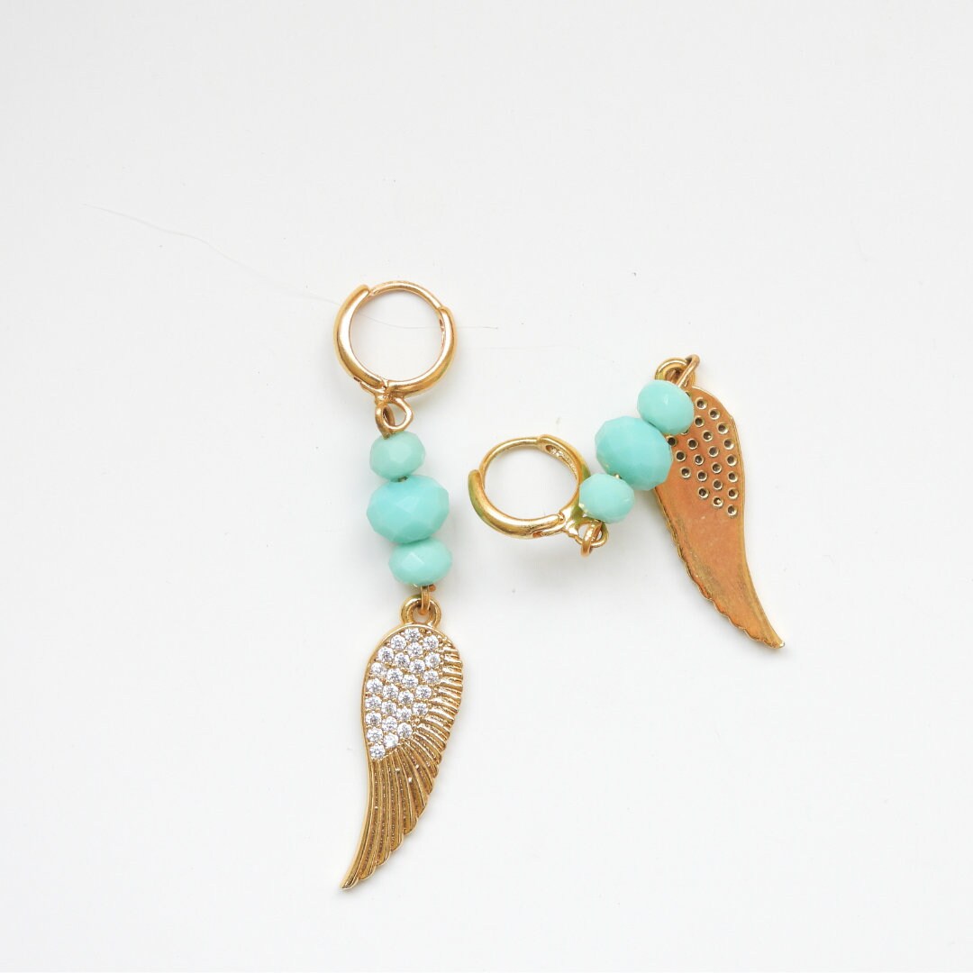 Angel wing earrings